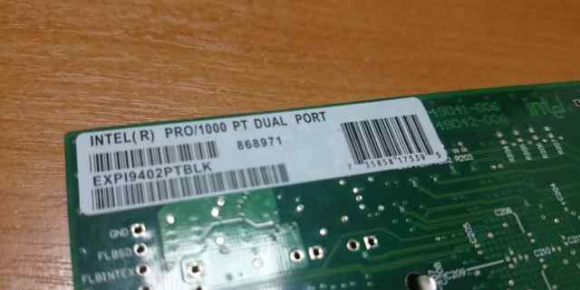 Intel expi9402ptblk PRO/1000 PT Dual Port