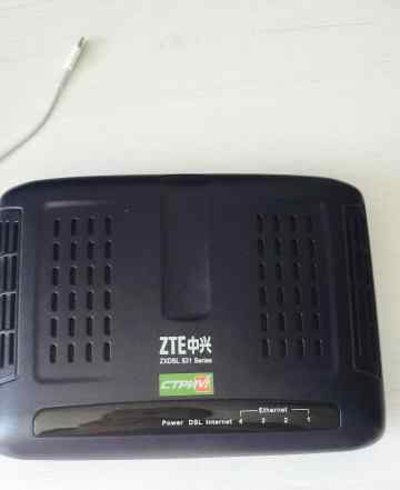 Adsl модем ZTE zxdsl 831 Series на 4 устройства