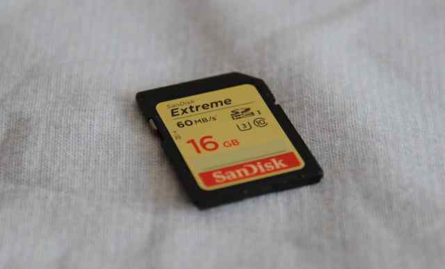 Sandisk SD 16GB sdhc Class 10 UHS-I Extreme 60Mb/s