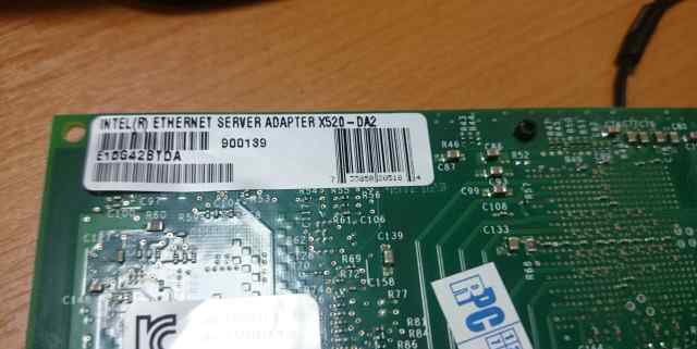 Сетевая карта SFP+ Intel X520-DA2