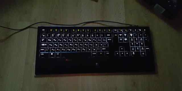 Logitech Illuminated Keyboard K740 Black USB