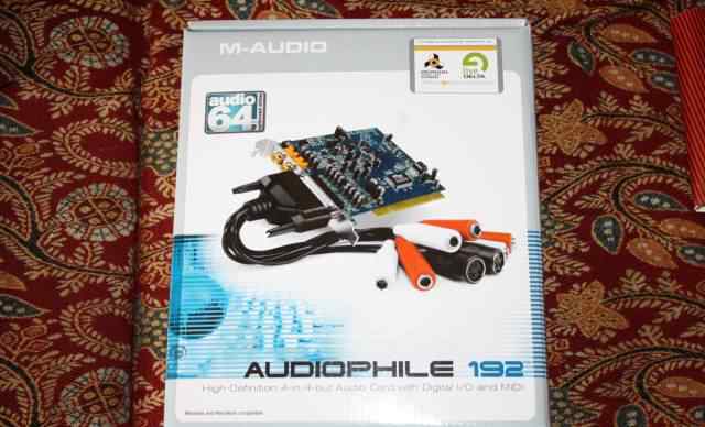 Продам аудио карту M-Audio audiophole 192
