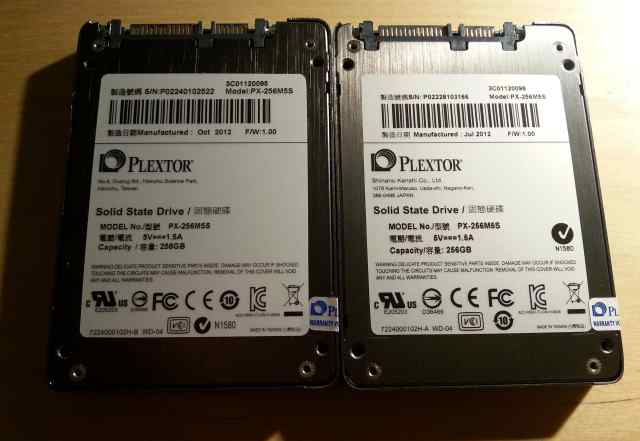 Твердотельный диск 266 Gb SSD plextor PX-256M5S