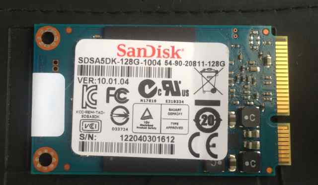 Ssd msata Sandisk 128gb