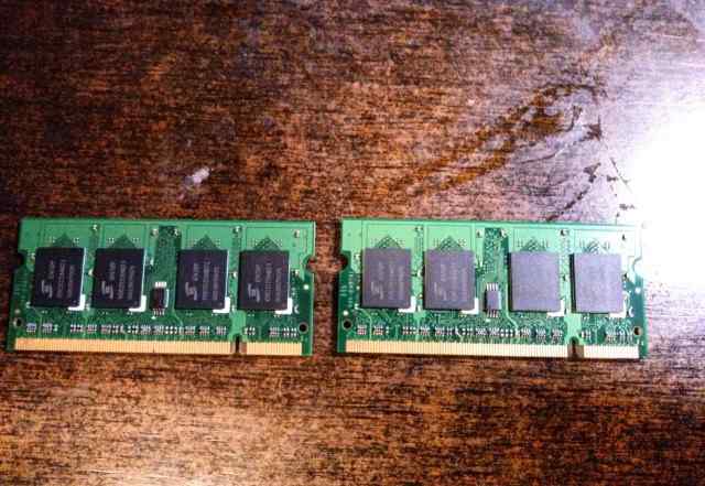 Promos DDR2 512MB SO-dimm (пара)