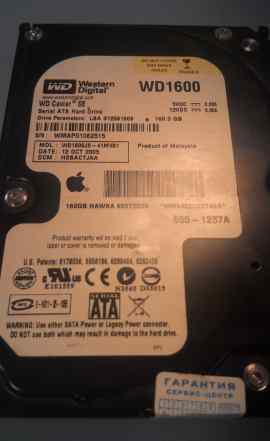 Жесткий диск Western Digital wd1600js 160Гб 3.5