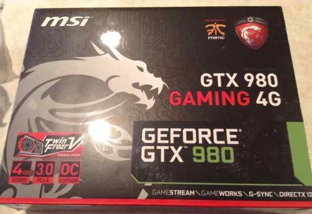 MSI Geforce GTX 980 есть документы и гарантия