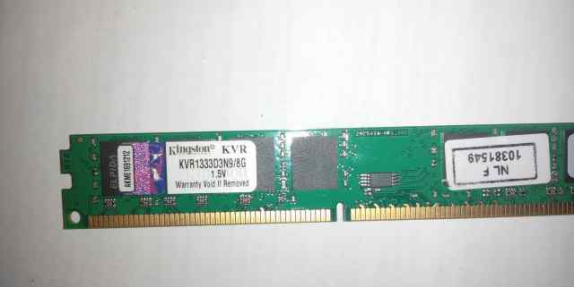 Kingston DDR3 KVR1333D3N9/8G на 8 gb
