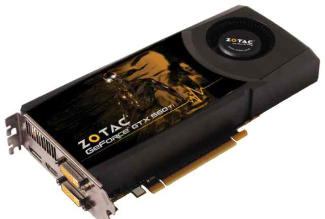 Видеокарта Zotac nvidia GeForce GTX 560 Ti 2GB 2гб