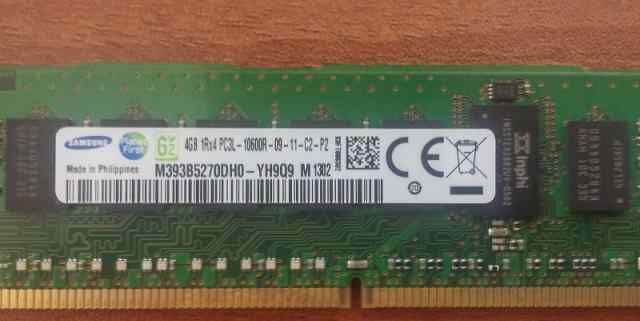 Модуль dimm 4Gb Samsung DDR3L 1333 Registered ECC