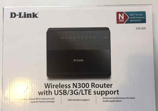Новый роутер D-Link Dir-620 Wireless N300