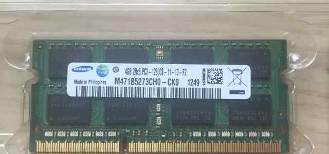 Модуль памяти samsung sodimm 4 гб DDR3 PC3-12800S