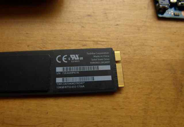 SSD 128Gb для макбука